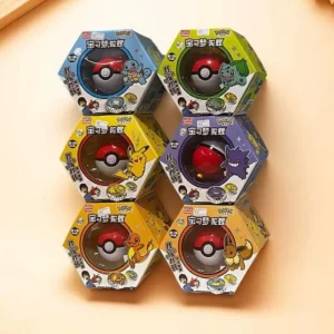Pokemon Spinning Top Action Figure Pikachu Charmander Squirtle Eevee Bulbasaur Gengar Pocket Monster Ball Children Birthday Gift