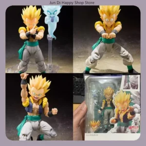 Dragon Ball Super Saiyan Gotenks Articulated Figure Anime Model Statue Collection Desktop Decoration Ornament Toy Gift for Fans