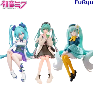 3 kinds New Hatsune Miku Anime Figure Flower Fairy Sitting Position PVC Action figure Model Toy Decoration Collect Gifts