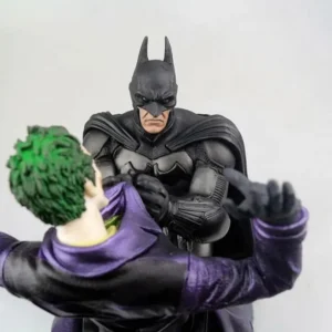 Batman VS Joker Action Figure Arkham Collection Model Toys Comic Anime Bruce Wayne Joker Figurine With Base Big Statue