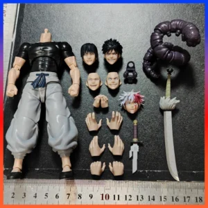Japanese Classic Anime Male Soldier's Body Hand Shape Face Big Knife Head Carving Loose Parts For Sale Toys Gifts