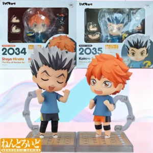 In Stock GSC Original Nendoroid 2034 Shoyo Hinata Kotaro Bokuto Anime Action Figure Model Toy Gift for Kids Foam Box Packaging