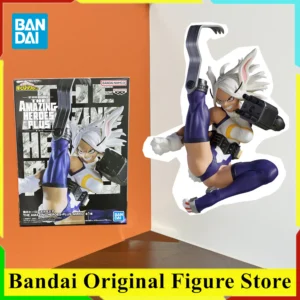 Original BANDAI My Hero Academia Mirko THE Amazing Heroes Plus Action Figure Toy Boku no Hero Academia PVC Model Collection Doll