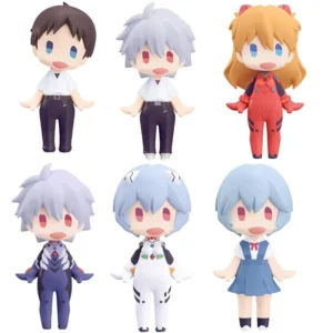 GSC Genuine HELLO! GOOD SMILE EVA Nagisa Kaworu Ikari Shinji Uniform Ver Cute Anime Action Figures Toys for Boys Girls Kids Gift