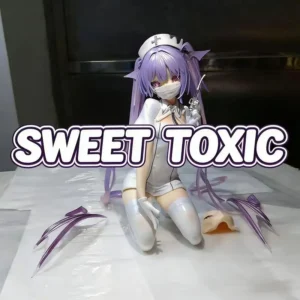 【In Stock】 Cute Little Devil Nurse Eve GK Figure Anime Figure Desktop Decoration 2D Beautiful Girl Model Toy Gift For Anime Fans