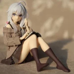 Dolls Gifts THE JOURNRY OF ELAINA Anime Figure Elaina Action Figures Desktop Cute Decorations Simple Style Kawaii Girl japanese