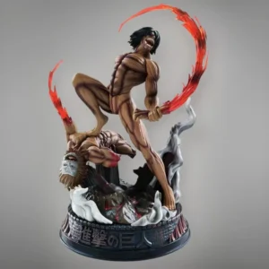 Attack on Titan Eren Yeager Attack Titan Ver.2 Anime Figure Model Collectible Statue Desktop Ornament Decoration Toy Gift