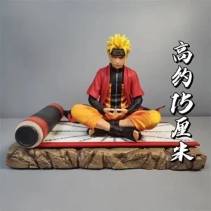 15CM Shippuden Figure Anime Immortal Mode Uzumaki Figure Meditate Gk Statue Collection Figurines Model Gift Toys