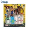 7Pcs/Set Story 4 Woody Jessie Buzz Lightyear Forky Pig Bear Figura Model Collectible Figure