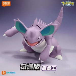 New BLOKEES Building Block Figure Pokémon Nidoking Charizard Pikachu Figurine Movable Model Collection Toys Desktop Decor Gifts