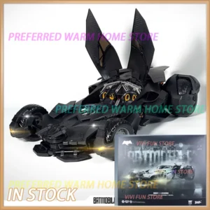 In Stock Originate Xiwanshe BATMOBILE 1/12 ASSEMBLY MODEL Movable Model Toys Batman With LED Bat car