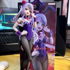 Hot Furyu Bicute 26cm Bunnies Shalltear Bloodfallen Bunny Girl Overlord Origina Collectible Model Anime Figure Toy Birthday Gift