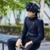Anime JJK Fushiguro Megumi Sitting Pose Okkotsu Yuta PVC Statue Collectible Figure