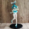 Miku Bunny Girl White Rabbit Ver. Collectible Standing with Stockings Swimsuit Hand Action Figure