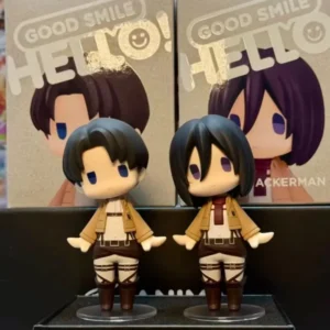 Genuine Lm Gsc Hello Attack Giant Armin Mikasa Allen Lee Will Q-Edition Action Figure Collection Decor Doll Toy Birthday Gift