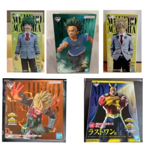 In Stock Original BANDAI Ichiban Lottery My Hero Academia Spun Thoughts Anime Figure Model Genuine Boxed Toy