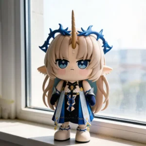 13cm Wuthering Waves Cartethyia Anime Figure Model Statue Collection Desktop Decoration Ornament Toy Gift For Fans