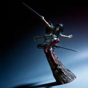 Attack on Titan Mikasa Ackerman Figure 29cm Anime Collectible for Desktop Decoration Ideal Gift for Fans Highly Detailed