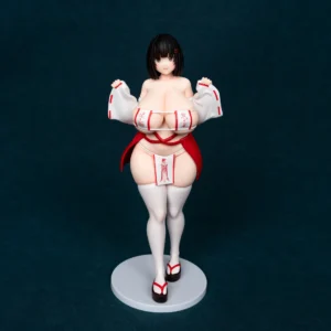27cm KK Witch MIKO Plentiful Beautiful Girl GK Statue Anime Handmade Action Figures Desktop Case Decoration Ornament Gift