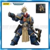 JOYTOY Warhammer40K 1/18 Space Marines 2 Ultramarines Metaurus with Power Axe, Stormshield Action Figure