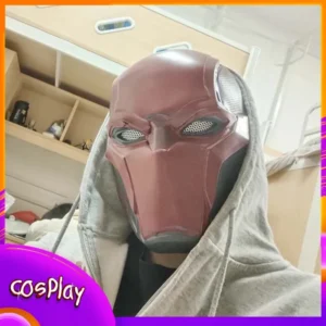 Arkham Knight COS Mask Halloween Batman Red Mask Cosplay Costumes Comic-Con Party Carnival Masquerade Props Adult Man Gift