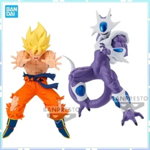 Bandai Original BANPRESTO Anime DRAGON BALL MATCH MAKERS Super Saiyan Son Goku VS Cooler Action Figure Model Collectible Toy