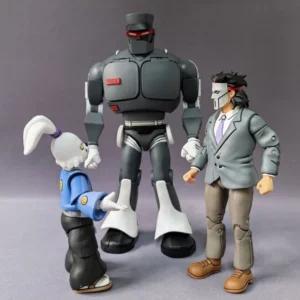 Neca Miyamoto Usagi Suit Jones Schneider Mouse-Catching Robot Autumn Anime Action Fiugre Joints Can Be Moving Figures