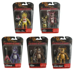 FNAF Game Action Figures Five Nights Security Breach Bear Midnight Harem Movable Joint Detachable Model Doll Toy Gift for Kids