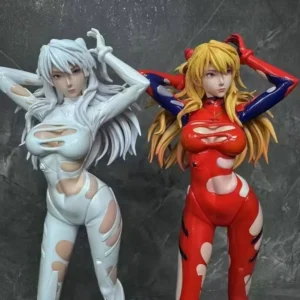 New Century Evangelion Anime Accessories Mech Asuka GK Handmade Pretty Girl Statue Trendy Play Gift High Quality