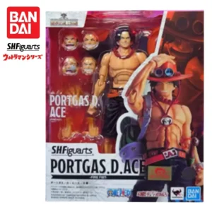 In Stock Bandai Original S H Figuarts One Piece Portgas D Ace Action Figure Model Doll Brand New Boxed Toys Model Garage