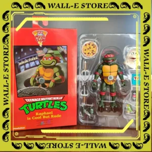 New NECA Leonardo Leads Turtles Figures Pizza Club Turtles 4pcs/set Anime Action Figure Model Figurine Toys Bookshelf Ornament