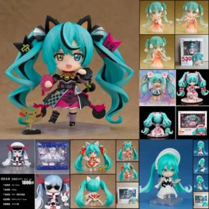 In Stock Hatsune Miku Animation Game Peripheral Toys Sakura Snow Miku Anime Action Movable Model Figures Collection NTR