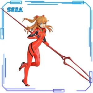 In Stock SEGA Original Genuine Evangelion Shin Gekijouban Souryuu Asuka Langley PM Figure Longinus No Yari 22cm Model Toy Figure
