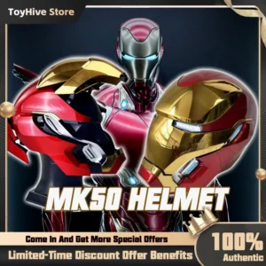 Marvel Iron Man RC Mk50 Wearable Voice-Activated Helmet Collectible Toy Figure for Animation Fans And Cosplay Gifts