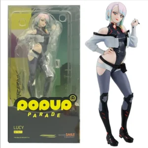 22CM Anime Game Cyberpunk: Edgerunners Lucy Figure Standing doll Anime Model Toys Gift Doll Collection Decoration PVC