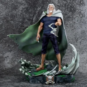 One Piece Dark King Silvers Rayleigh Gk Figure Standing Pose Sword Wielding Boxed Anime Statue Collectible Model For Anime Fans