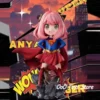 17.5cm/6.89in Anime SPY FAMILY Figure Anya Forger Cosplay Superman PVC Statue Model Accessory