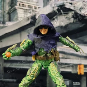 1/12 Scale Collectible Figure Damaged Hoodie Green Goblin Spider Man Hero No Return Tops Fit 6inch Action Figure Model