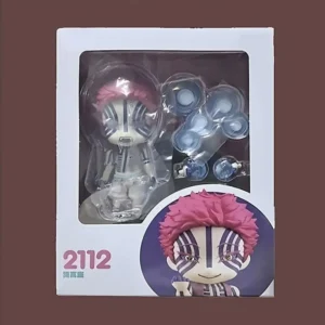 Anime Demon Slayer GSC Nendoroid 2112 Akaza Q Version 3 Face Swap Action Figures Collectible Model Toy Desktop Decorati Boy Gift