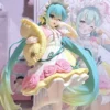 Popular New Product Hatsune Miku Figurine Fairy Tale Wonderland Sleeping Beauty Rabbit Collectible Figure