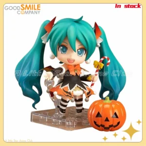 In Stock Original GSC Nendoron 448 Piapro Hatsune Miku Halloween Style Toys Model Anime Figures