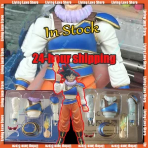 In Stock Dragon Ball Z SHF Instant Transmission Son Goku Chibi Dam'z Clothes Accessories Anime Action Figures Toys Model