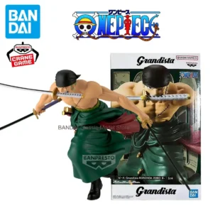 [Original Genuine] Bandai Banpresto One Piece Grandista Roronoa Zoro II In Stock PVC Anime Collector Figure Model Doll Toys Gift