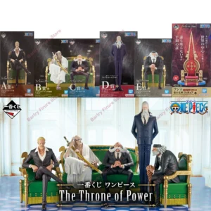 Original Genuine BANDAI Ichiban Kuji One Piece The Throne of Power Five Elders Anime Figure One Piece Figures Boxed Model Toys