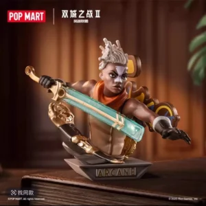 Genuine POP MART × League of Legends: Arcane Series Blind Box Game Collaboration Narrative Aesthetics Creative Ornament