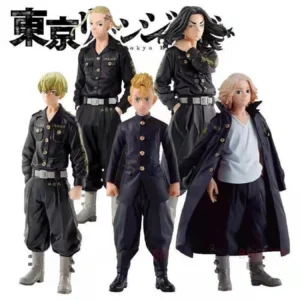 18cm 5pcs Tokyo Avengers Animation Peripheral Hanagaki Martial Arts Venue Keisuke Hanma Shuji Lin Ryohei Figure Christmas Gift