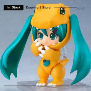 In Stock GSC 1439 Hatsune Miku Vocaloid Kigurumi Agumon Ver. Action Figures Anime Model Toys GiftAction Figure Anime Mod