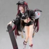 Anime Genshin Impact Figures GK Hu Tao Skateboarding Trendy Clothes Action Figure