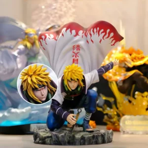 21cm Naruto Anime Figure Gk I am late Minato Namikaze Statue Decoration Collectable Action Doll Model Boy Toy Gift