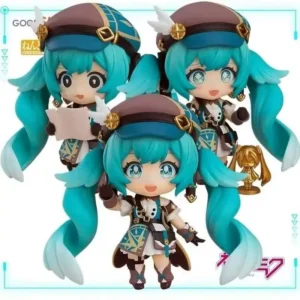 GSC Genuine Original Nendoroid 2639 Vocaloid Hatsune Miku 100th Adventure Advance Version 10cm Collections Model Toy Figure Gift